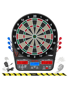 Tablero de Dardos Electrónico Viper 850, 50 Juegos, Pantalla LED