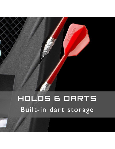 Tablero de Dardos Electrónico Viper 850, 50 Juegos, Pantalla LED