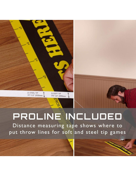 Tablero de Dardos Electrónico Viper 850, 50 Juegos, Pantalla LED