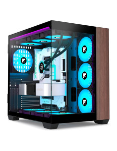 Caja de PC FOIFKIN M9 ATX Mid-Tower con 3 Ventiladores ARGB