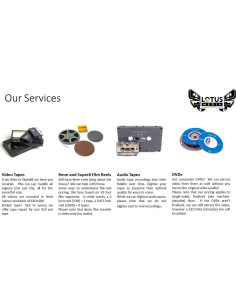 Servicio de Digitalización de Video a MP4 - Lotus Media 2