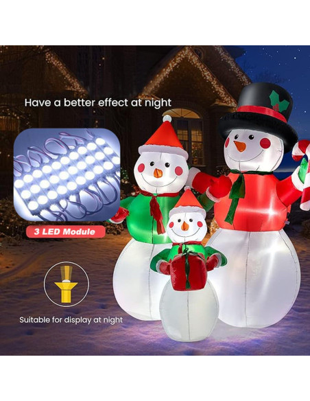 Módulo LED 20pcs 2835 SMD 6000K Blanco Impermeable