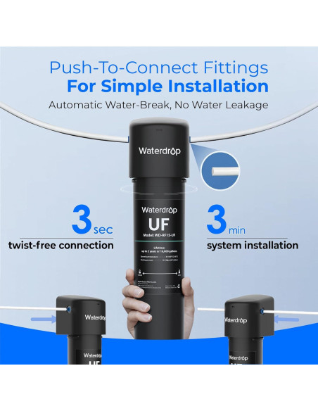 Filtro de Agua Bajo Fregadero Waterdrop 0.01m 16000L
