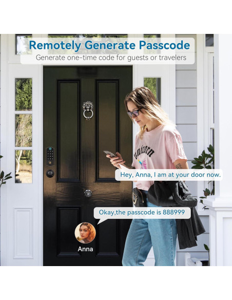 Cerradura Inteligente Biométrica Harfo DA2K Bronce Envejecido Cerradura Inteligente Biométrica Harfo DA2K Bronce Envejecido