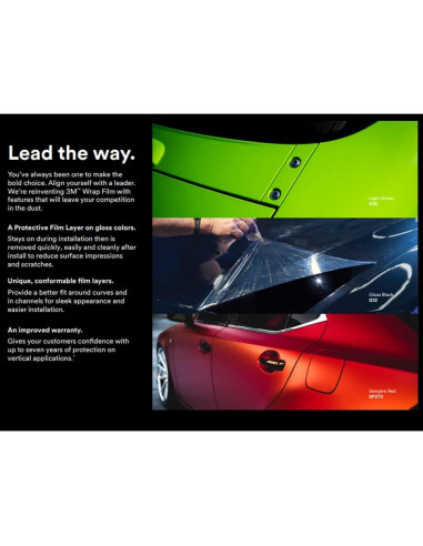 Vinilo para Envolver Automóviles 3M 2080 BR120 Aluminio Cepillado 0.3m