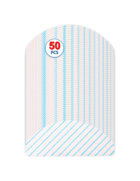 50 Almohadillas de Mopa Desechables CHAIN PEAK para ECOVACS