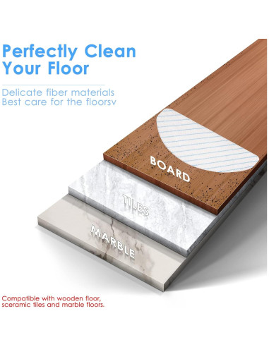 50 Almohadillas de Mopa Desechables CHAIN PEAK para ECOVACS