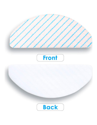 50 Almohadillas de Mopa Desechables CHAIN PEAK para ECOVACS