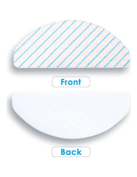 50 Almohadillas de Mopa Desechables CHAIN PEAK para ECOVACS