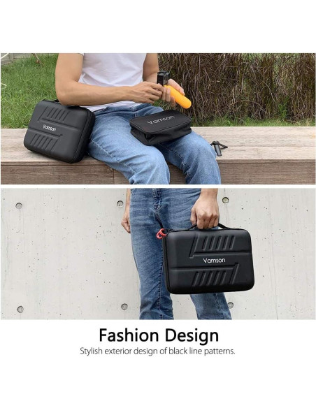 Estuche de Transporte Vamson para Cámaras de Acción - Impermeable Estuche de Transporte Vamson para Cámaras de Acción - Impermeable