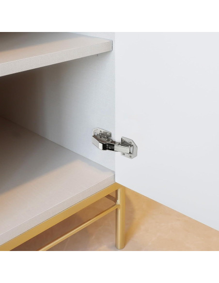 Bisagras Ocultas Ravinte Cierre Suave 2 Piezas Montaje Superficial