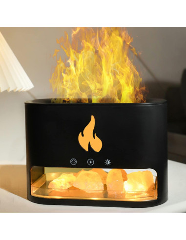 Difusor de Llama de Chimenea Yaledi 250ml Aromaterapia USB