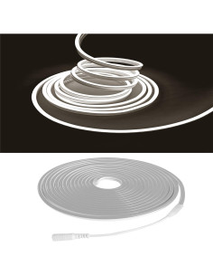 Luces de tira LED Neón MaxLaxer 5m 12V Impermeables Blancas 2