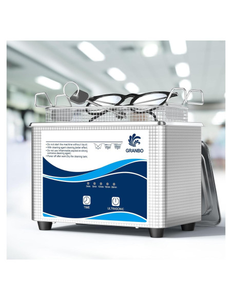 Limpiador Ultrasónico Digital GRANBO 1L 40kHz con Temporizador