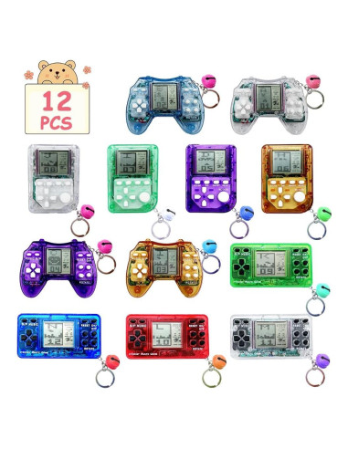 12 Llaveros de Videojuegos Hatende - Fiesta Temática