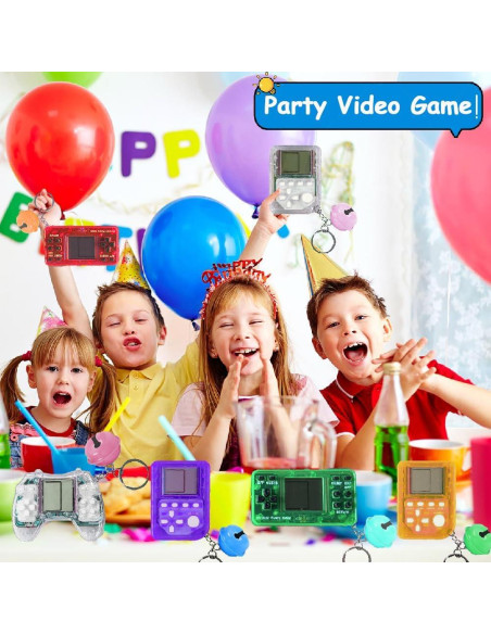 12 Llaveros de Videojuegos Hatende - Fiesta Temática