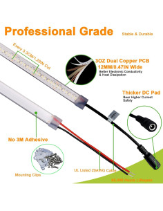 Tira LED JOYLIT 24V 5M IP67 3000K Blanco Cálido 793lm/m 2