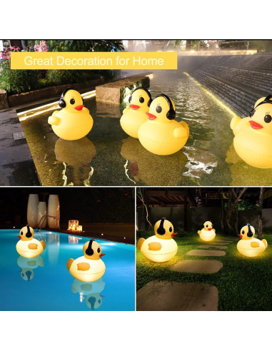 Luces Flotantes de Piscina Solar DeeprBetter 39cm Impermeables