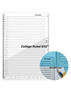 Plantilla de Línea Recta Sirensky 29.5x20.5 cm para Caligrafía