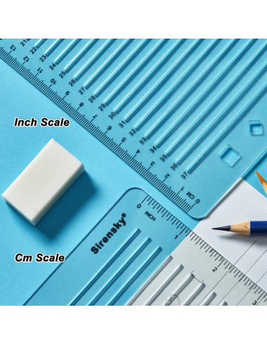 Plantilla de Línea Recta Sirensky 29.5x20.5 cm para Caligrafía