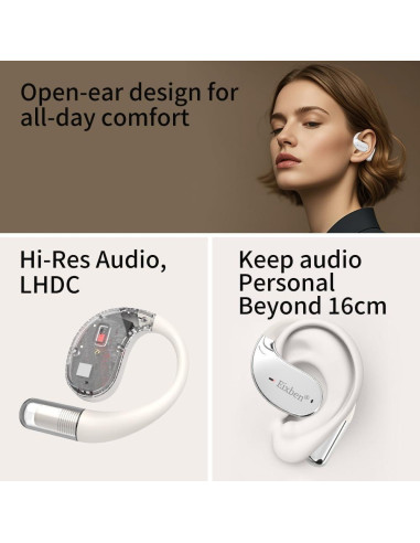 Auriculares Traductor Bluetooth JAD Q39 - 115 Idiomas, 8h Batería