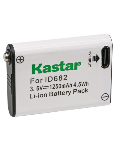 Batería Kastar Litio-Ion 1250mAh para Linternas Frontales