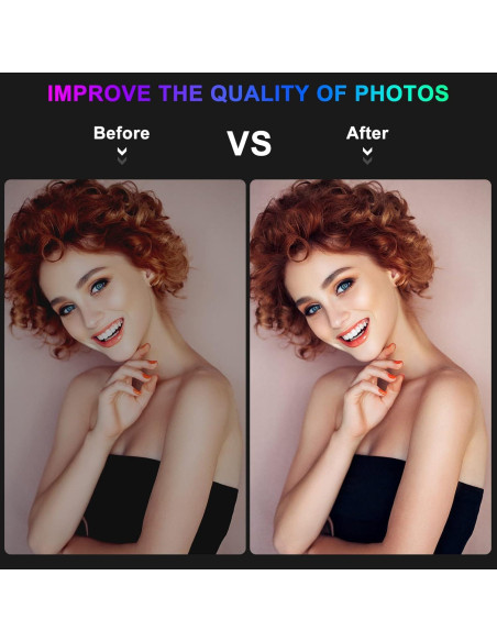 Luz de Anillo STALLY 10.2" con Trípode Ajustable 160cm