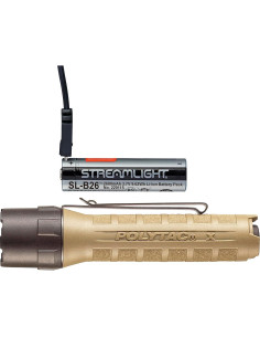 Linterna Táctica Streamlight PolyTac X USB 600 Lúmenes Coyote 2