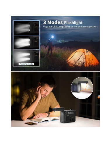 Radio Meteorológica de Emergencia MOFOKEAY 8000mAh Solar Bluetooth