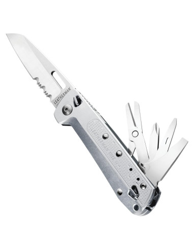 Multiherramienta Leatherman Free K4 EDC con tijeras y cuchillo