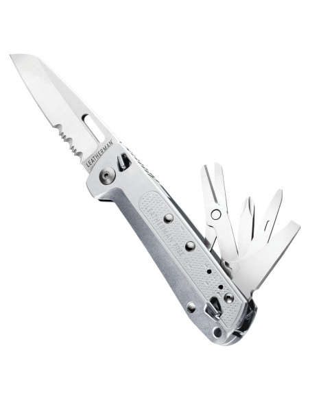 Multiherramienta Leatherman Free K4 EDC con tijeras y cuchillo