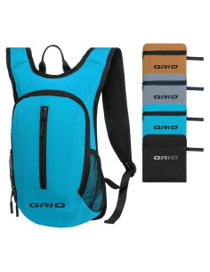 Mochila Plegable Ligera GRIO 15L Resistente al Agua Azul
