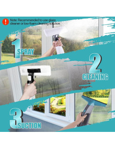 Limpiaparabrisas Inalámbrico Kiato RMWC03GY 28 cm Recargable 2