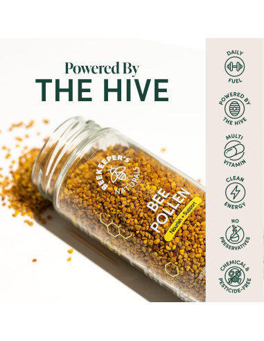Polen de Abeja Crudo Beekeeper's Naturals 147 g - Fuente de Vitamina B