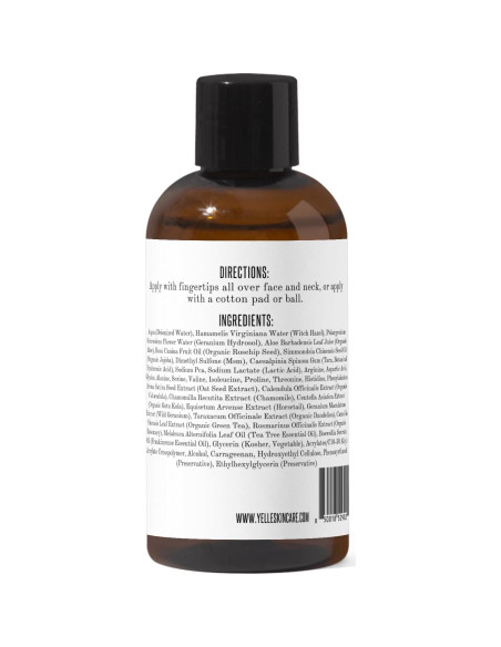 Tónico Facial Yelle 118ml - Hidratante con Rosa Mosqueta y Ácido Hialurónico