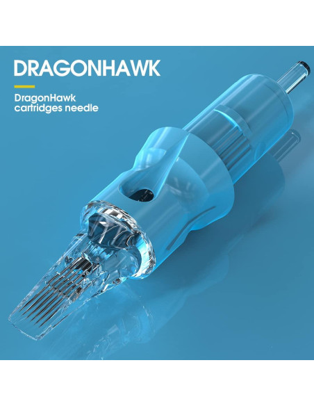 Agujas de Cartucho Dragonhawk 50 Piezas Mixtas 1003RL-1011RL