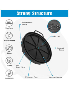 Asiento Giratorio Foxtune 360 para Cubo de 5 Galones 2