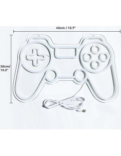 Luz de neón LED GGK Controlador de Juego 35.6x30.9 cm 2