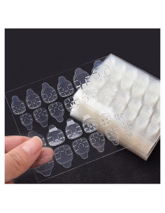 480 Pcs Adhesivos Doble Cara para Uñas Postizas Mwellewm