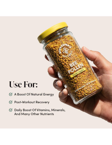 Polen de Abeja Crudo Beekeeper's Naturals 147 g - Fuente de Vitamina B