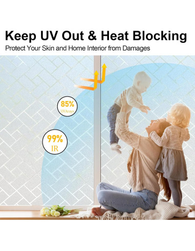 Película de Privacidad para Ventanas Myscheri 44.5x199.8 cm