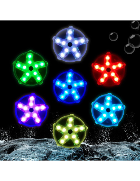 Luces Flotantes para Piscina DeeprBetter 2pcs LED Coloridas
