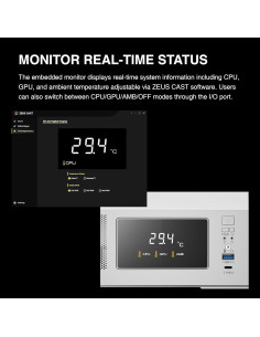 Caja de Computadora GAMDIAS ATLAS M1 Blanca ATX con RGB 2
