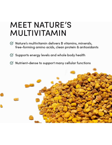 Polen de Abeja Crudo Beekeeper's Naturals 147 g - Fuente de Vitamina B