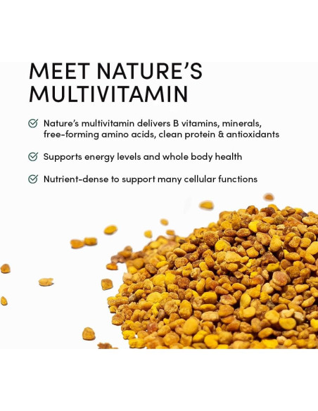 Polen de Abeja Crudo Beekeeper's Naturals 147 g - Fuente de Vitamina B