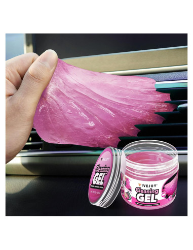 Gel de Limpieza para Autos FiveJoy KC-15P Rosa 181g