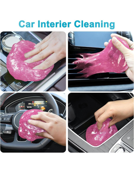 Gel de Limpieza para Autos FiveJoy KC-15P Rosa 181g