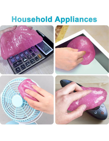 Gel de Limpieza para Autos FiveJoy KC-15P Rosa 181g