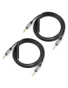 Cable de Audio 1.52m con Micrófono FAAEAL para Auriculares