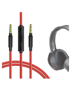 Cable de Audio GEEKRIA 3.5mm con Micrófono para Sony WH-1000XM6